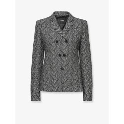 Jiarna herringbone fabric coat