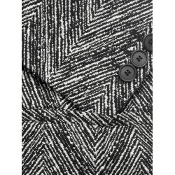Jiarna herringbone fabric coat