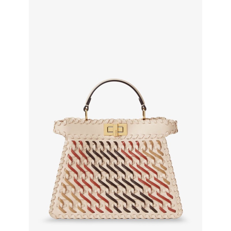 Peekaboo ISeeU Small leather crossbody bag