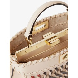 Peekaboo ISeeU Small leather crossbody bag