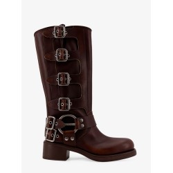Leather boots