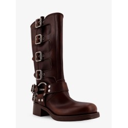 Leather boots