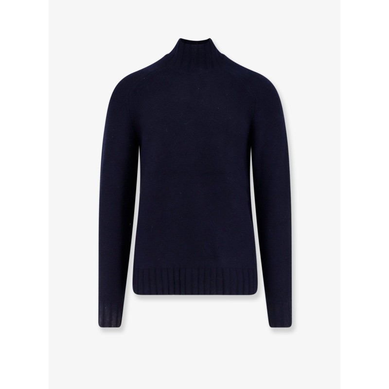 Links wool and cashmere mock turtleneck