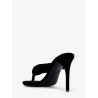 Thong Sandals with velvet heel
