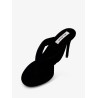 Thong Sandals with velvet heel