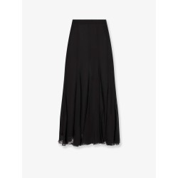 Long muslin silk skirt