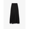 Long muslin silk skirt
