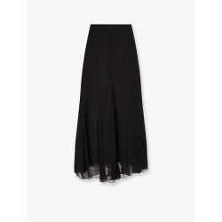 Long muslin silk skirt
