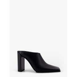 Square Leather Mule