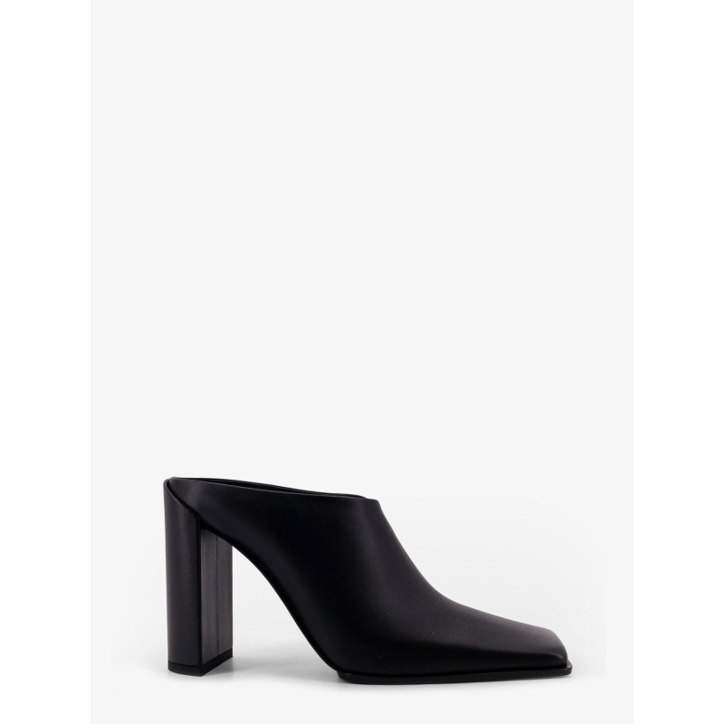 Square Leather Mule