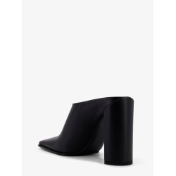 Square Leather Mule