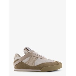 Chloé Kick mesh sneakers with suede and leather inserts