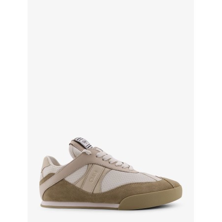 Chloé Kick mesh sneakers with suede and leather inserts