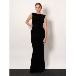 Nima velvet long dress