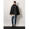 Wool blend emboidered jacket