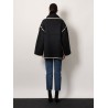 Wool blend emboidered jacket