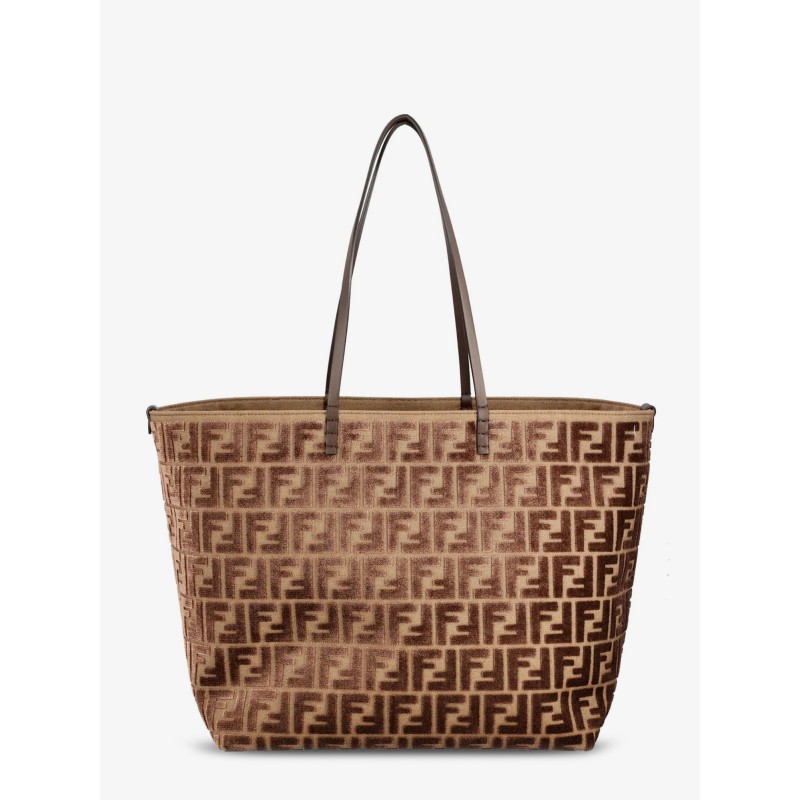 Roll Large FF jacquard fabric shopping bag