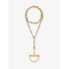 Half horsebit necklace