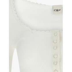 Cotton shirt with lace insert