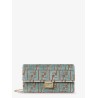 Baguette Wallet on Chain FF jacquard fabric shoulder bag