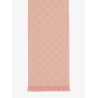 Jacquard wool scarf with GG motif
