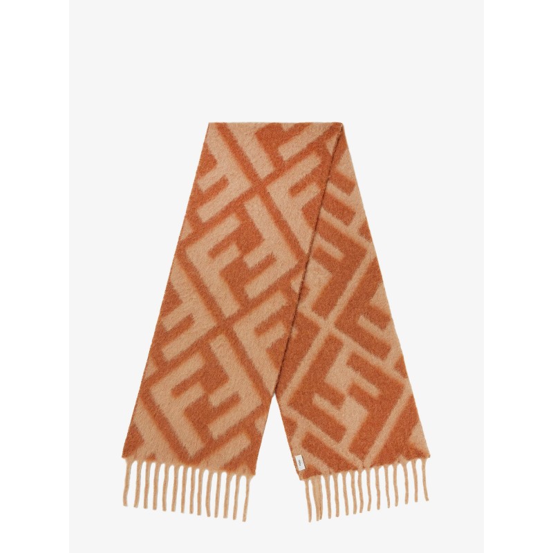 Alpaca and wool FF scarf