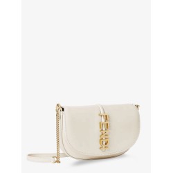 Wallet on Chain Fendigraphy leather shoulder bag
