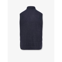 Wool and cashmere sleeveless jacket