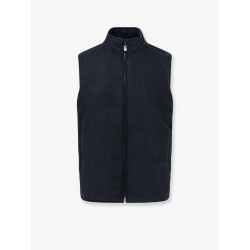 Wool and cashmere sleeveless jacket