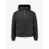 Padded reversible leather jacket