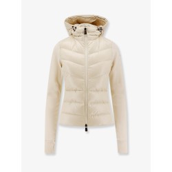 Nylon down jackt with fleece inserts