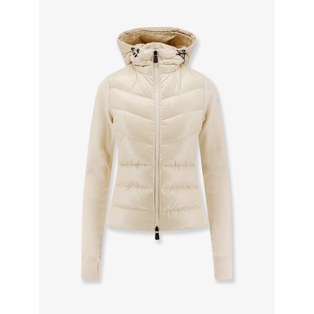 Nylon down jackt with fleece inserts