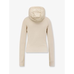 Nylon down jackt with fleece inserts