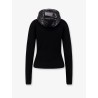 Nylon down jacket with fleece inserts