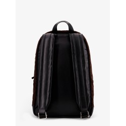 Suede backpack with Intrecciato motif