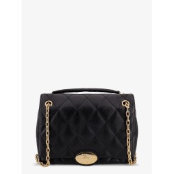 Matelassé leather shoulder bag