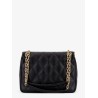 Matelassé leather shoulder bag