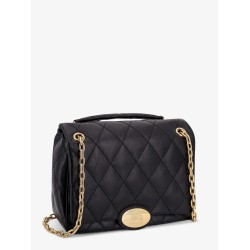 Matelassé leather shoulder bag