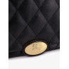 Matelassé leather shoulder bag