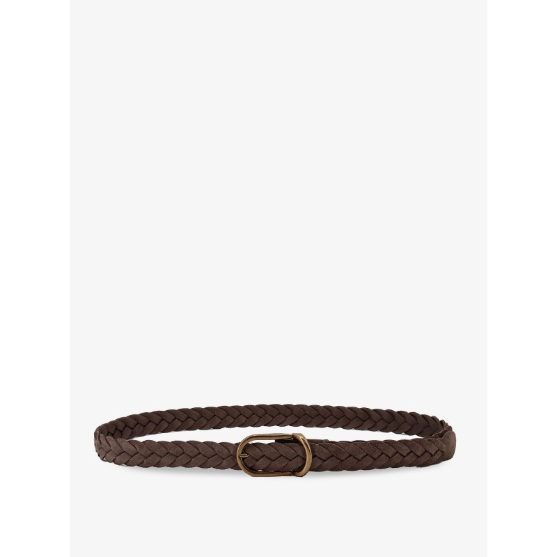 Suede woven belt
