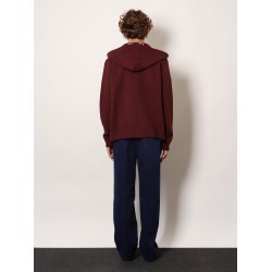 Reversible wool jacket with GG motif