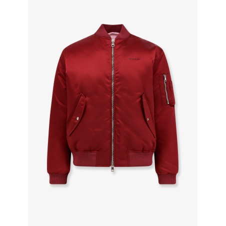 Nylon bomber jacket