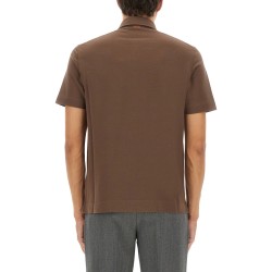 COTTON POLO SHIRT WITH POCKET