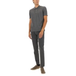 COTTON BLEND POLO SHIRT