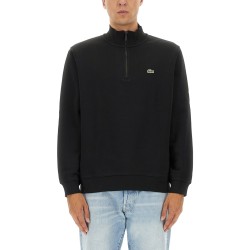 THREE-QUARTER ZIPPER SWEATSHIRT