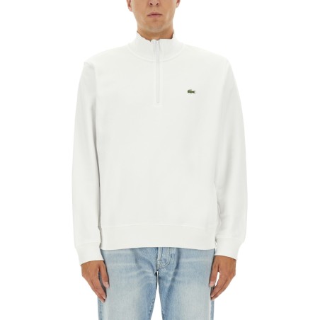 THREE-QUARTER ZIPPER SWEATSHIRT