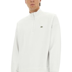 THREE-QUARTER ZIPPER SWEATSHIRT