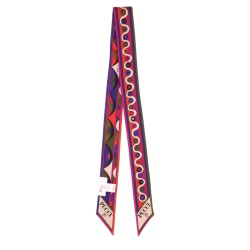 IRIS AND DIAMOND PRINT SCARF