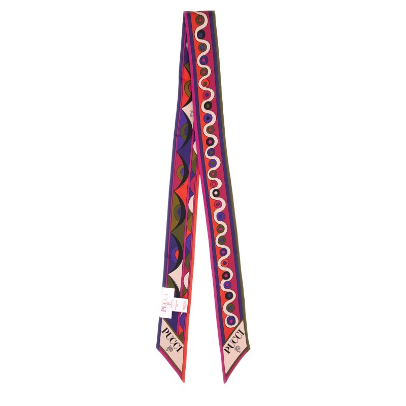 IRIS AND DIAMOND PRINT SCARF