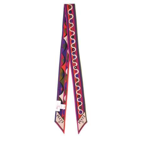 IRIS AND DIAMOND PRINT SCARF
